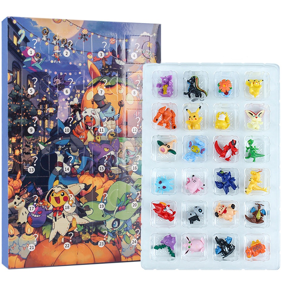Calendrier de l'Avent - Figurines et accessoires Pokémon - 24